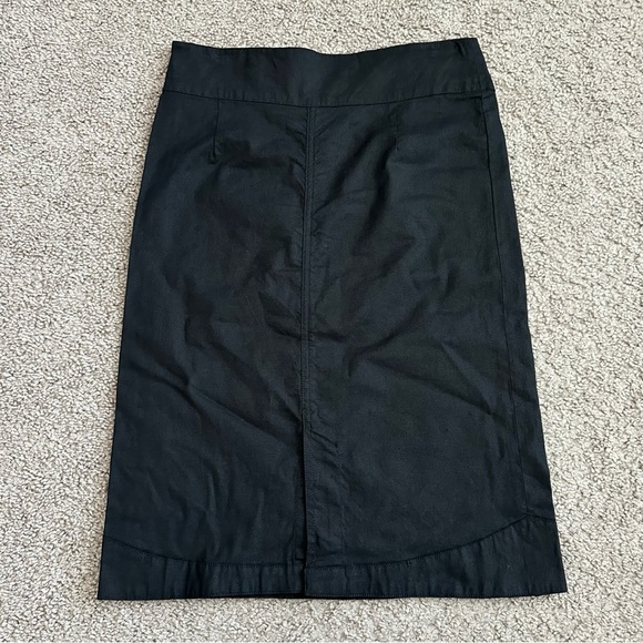 Tulle Skirt Womens Size M Black Linen Blend - Picture 1 of 7
